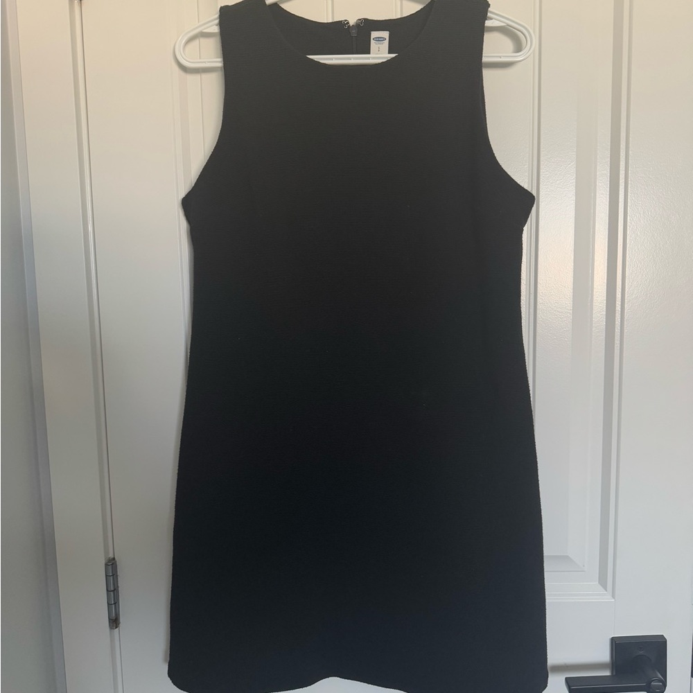 Casual Black Sleeveless Dress